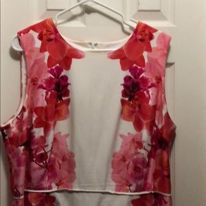 Calvin Klein Floral Dress - PLUS 16W
